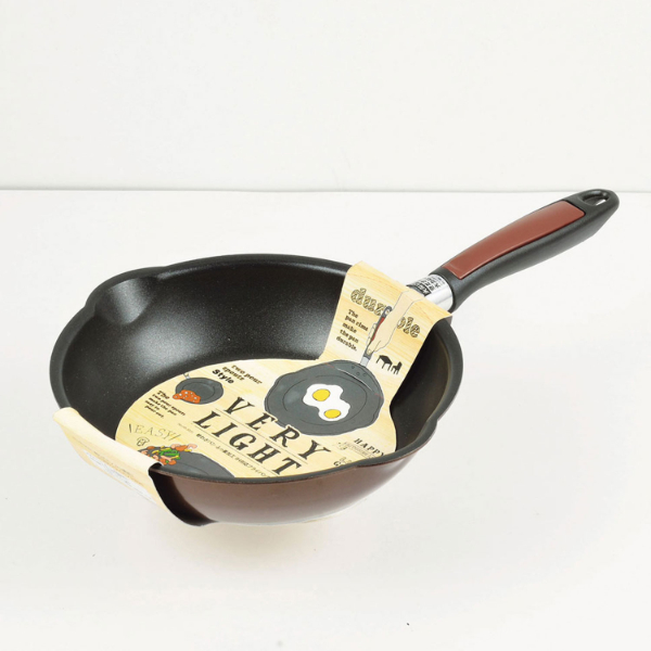 軽わざパン ふっ素加工IH対応両口深型フライパン22cm パール金属