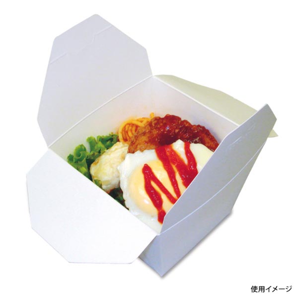 カレー容器 FN-M (白無地) 京王