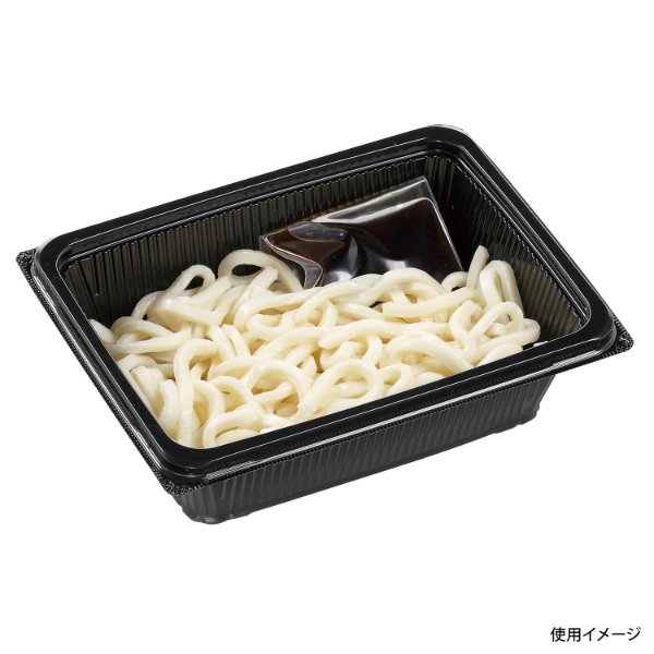 軽食容器 DLV角19-14R(55)MSD 黒 エフピコ