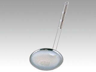 麺用品 UK18-8 パンチング そば揚げ たて型18cm