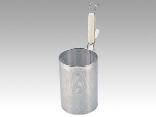 パスタ用品 UK18-8 木柄パンチングスパゲッティてぼ M