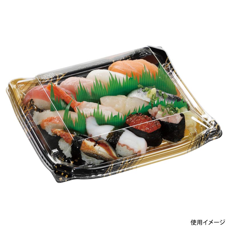 寿司容器 四季皿3-4 本体 ひし網金 エフピコ