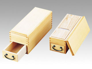 和食用調理用品 木製かつ箱(スプルス材) 小