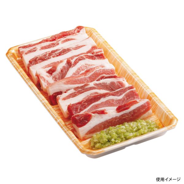 発泡トレー DAT 27-15 木肌OR 中央化学
