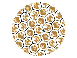 おかずカップ ラミケースOPP 5A 黄金・亀甲柄 500枚 セイコー