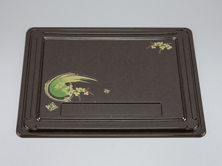 仕出弁当 シーピー化成 U-80 萩共蓋セット(N)
