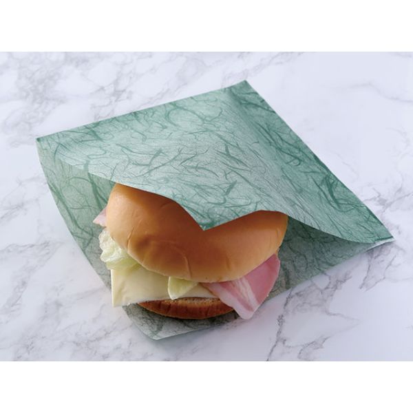 麦包ラミバーガー袋(グリーン) 大阪ポリエチレン販売