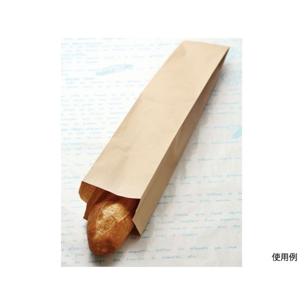 バケット袋 フランスパン紙袋 無地(茶) No.89(特大) 大阪ポリエチレン販売