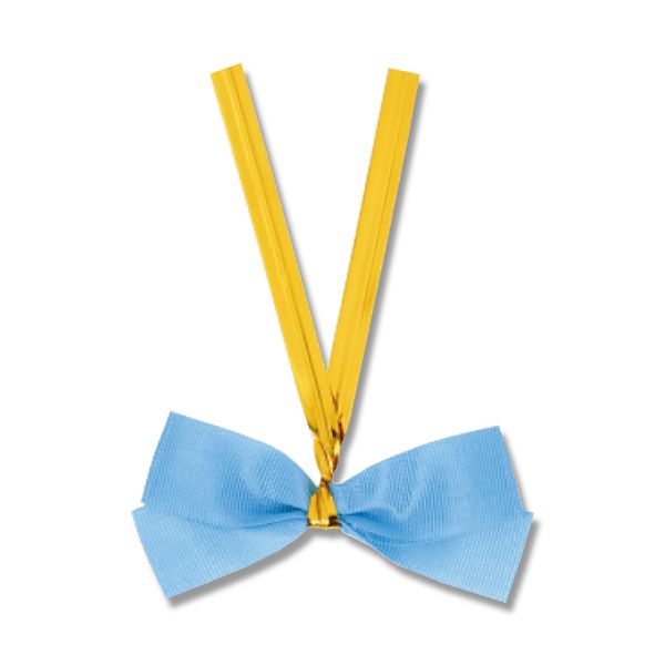 HEIKO(シモジマ) クイックリボン 18mm巾 スカイ 20個入 バラ出荷