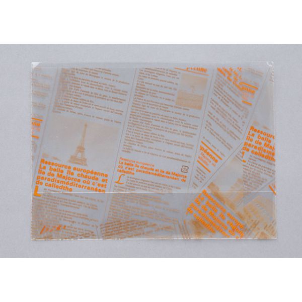 サンドウィッチ袋 ヨーロピアン縦型サンド(A)オレンジ＋ブラウン(2色) 大阪ポリエチレン販売