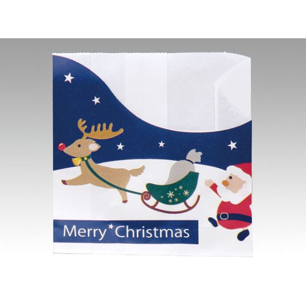 パン袋 No.224 クリスマスハーフムーン 大阪ポリエチレン販売