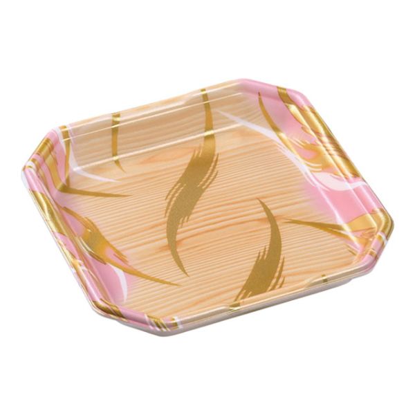 しゃぶしゃぶ2人浅(V風紋木目ピンク