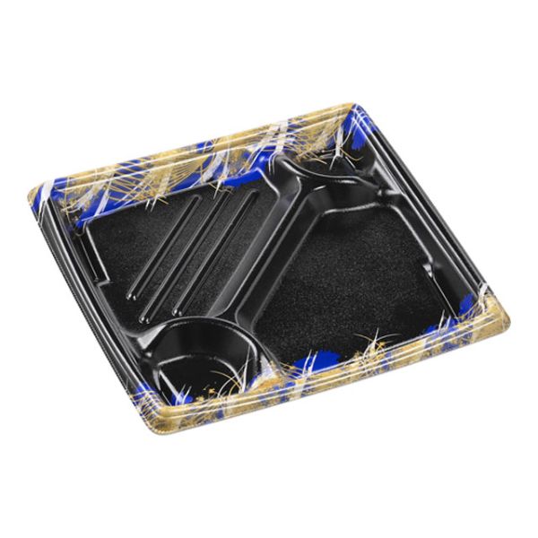 弁当容器 MFPかすが23-23-1 なみ風青 エフピコ