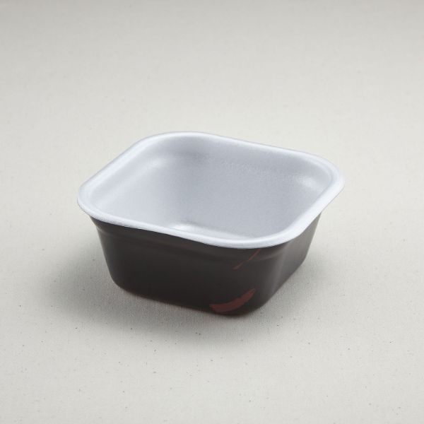 どんぶり容器 どん重 小(本体)うるし 青葉紙業