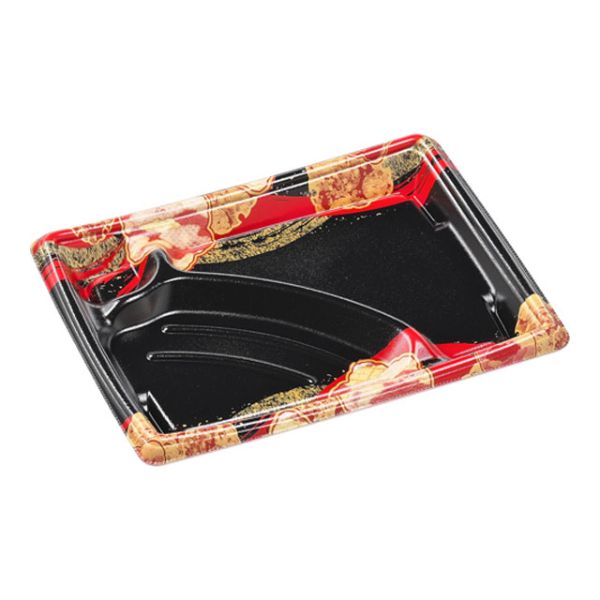 弁当容器 MFPかすが24-18-3 福寿赤 エフピコ