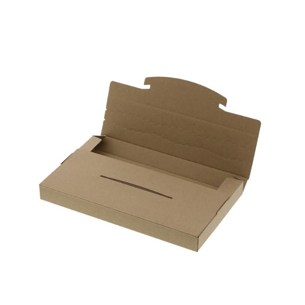 紙製発送資材 ラクポスBOX 230-25 クラフト バラ出荷 HEIKO(シモジマ)