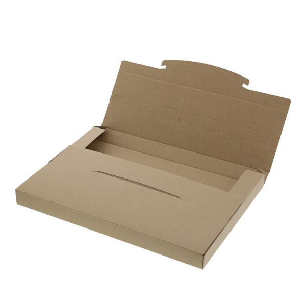 紙製発送資材 ラクポスBOX 330-30 クラフト バラ出荷 HEIKO(シモジマ)
