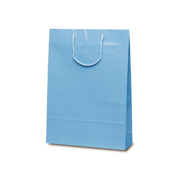 紙手提袋 1106 エクセルバック ブルー ベルベ