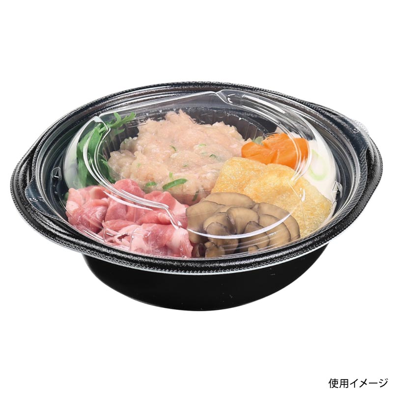 麺容器 MFPリコット18-20(40) 黒W エフピコ