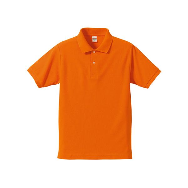 5050-01ポロシャツ オレンジ M United Athle