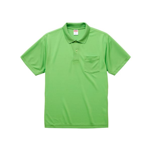 5912-01ポロシャツ ブライトグリーン XS