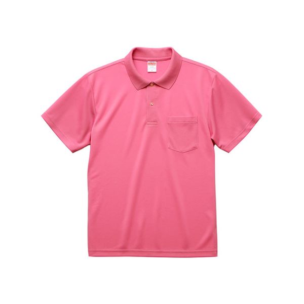 5912-01ポロシャツ ピンク 3L