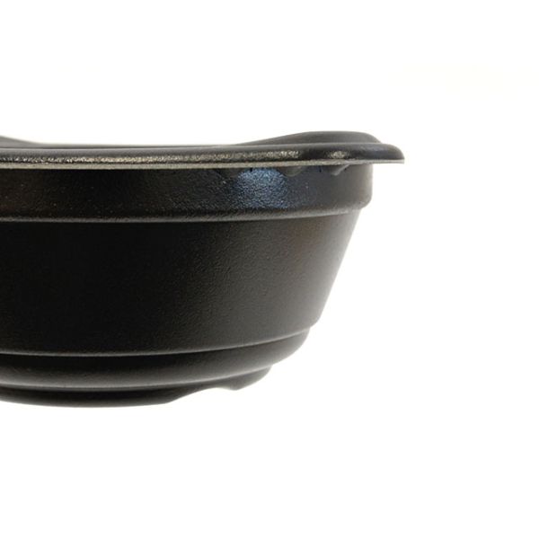 どんぶり容器 耐熱HT N丼-178 内黒外黒 本体 エフピコ