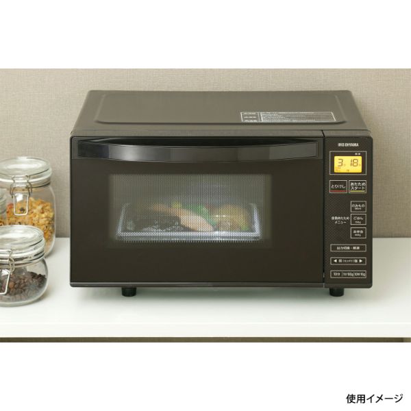 電子レンジ 18L フラットテーブル IMB-FV1801-B アイリスオーヤマ