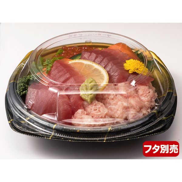 どんぶり容器 バイオPET 海専丼180B ゆうりゅう金 リスパック