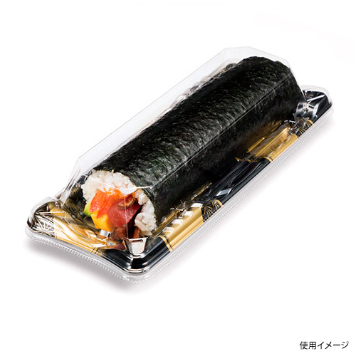 寿司容器 しきさい 1-5B 箔格子金 リスパック