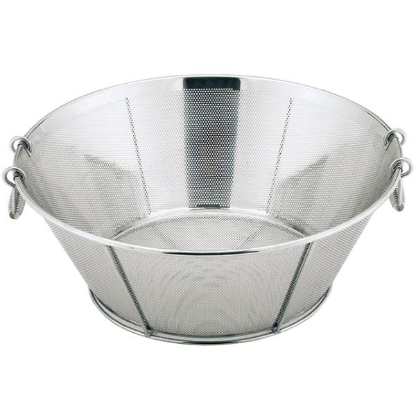 ザル UK 揚げザル・平底(補強付)55cm 【2.2φ】 YUKIWA