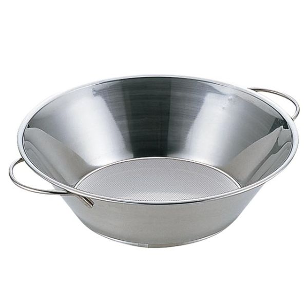 調理用品 UK 油こし(両手ハンドル)19cm YUKIWA