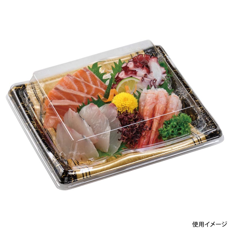 刺身容器 陶彩19-17 本体 祝祭金 エフピコ