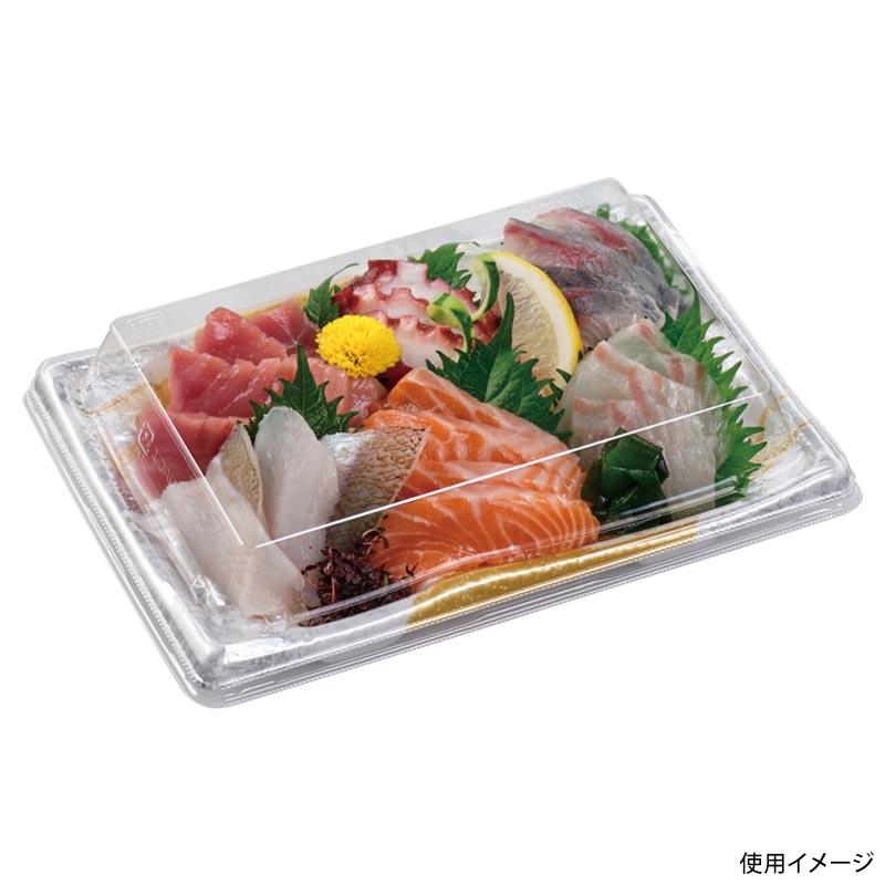 刺身容器 陶彩24-17 本体 あや筆金 エフピコ