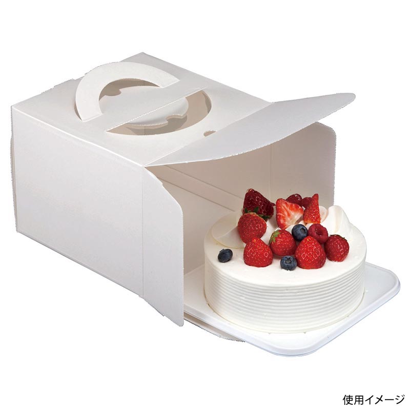 ケーキ箱 エコデコ150 6号トレー付 ヤマニパッケージ
