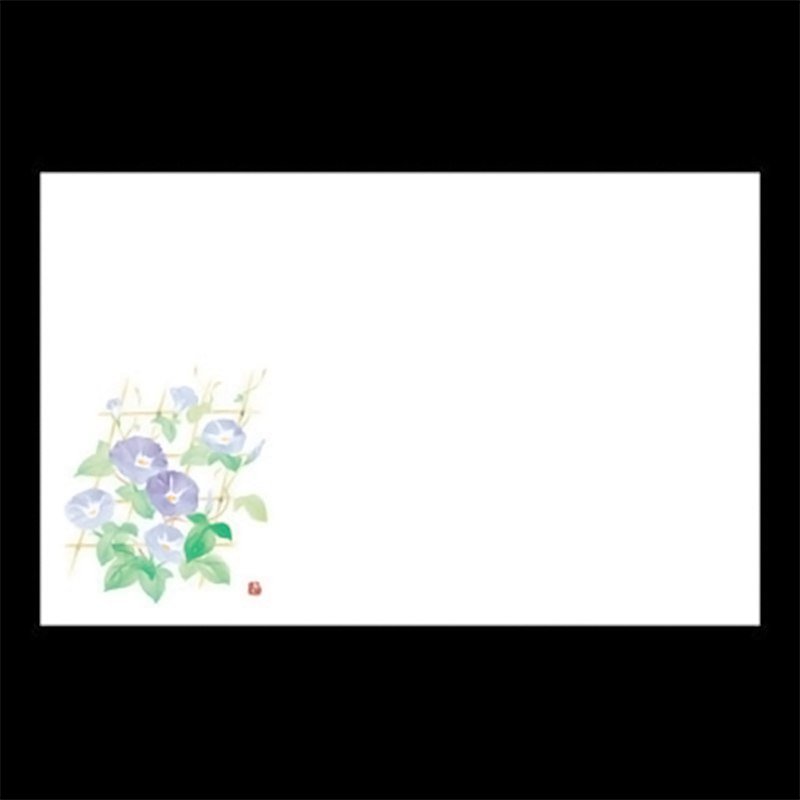 店舗資材 テーブルマットNo.321 朝顔(竹垣) カミイソ産商