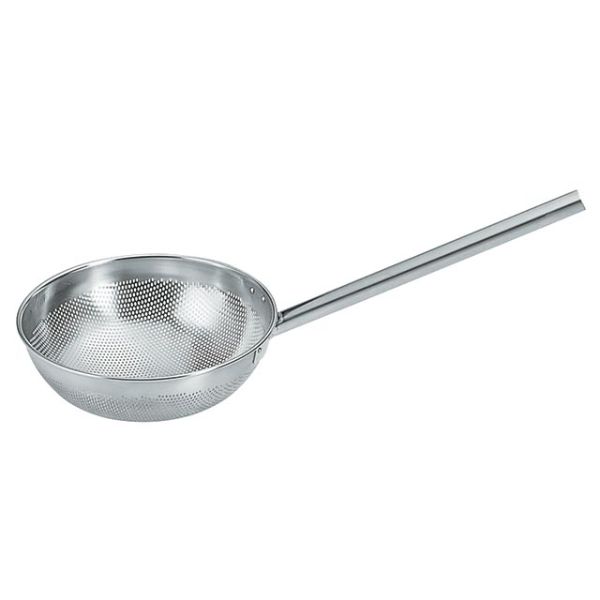 調理用品 UK パイプ柄 丸型スクイ玉揚げ YUKIWA