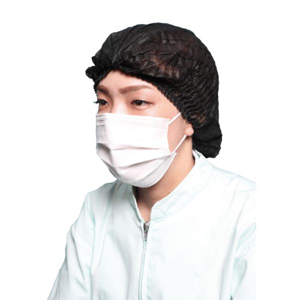 不織布キャップ 7046 不織布使いきりヘアキャップ ブルー 500枚入 川西工業