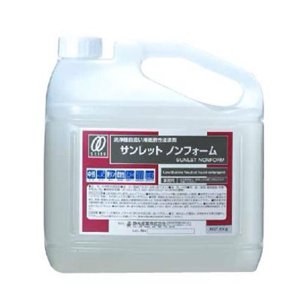 食器用洗剤 サンレットノンフォーム 5kg 静光産業