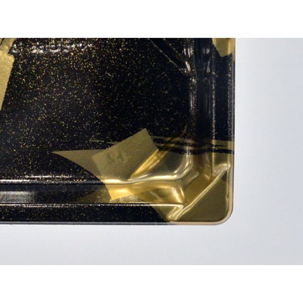 CF 寿司容器 L 1 金砂子-BK 身 中央化学 | テイクアウト容器の CF 寿司容器 L 1 金砂子-BK 身 中央化学 | テイクアウト容器の