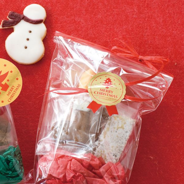 プチキュートゴールドリボン型シール(100枚) ヘッズ