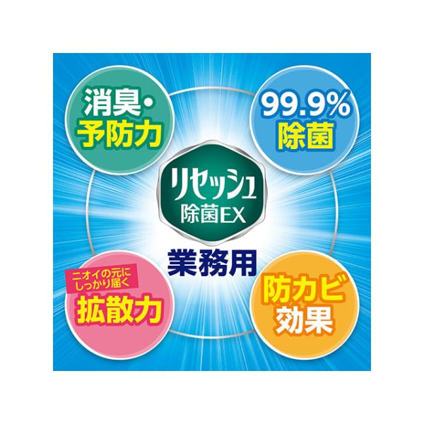 消臭剤 リセッシュ除菌EX 香り残らない 10L 業務用 花王