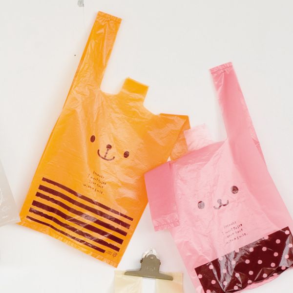 レジ袋 うさこレジバッグ-M(100枚) ヘッズ