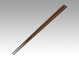 食器洗浄機対応SPS箸 M10-962 22.5cm 茶 マイン