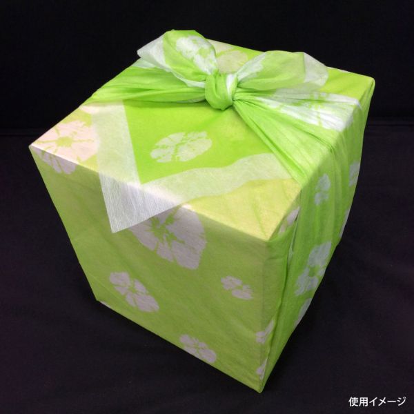 不織布 風呂敷 美装 絞りグリーン 66×66cm 東京メディカル