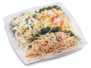 軽食容器 APウェーブ220-3(V)本体 エフピコ