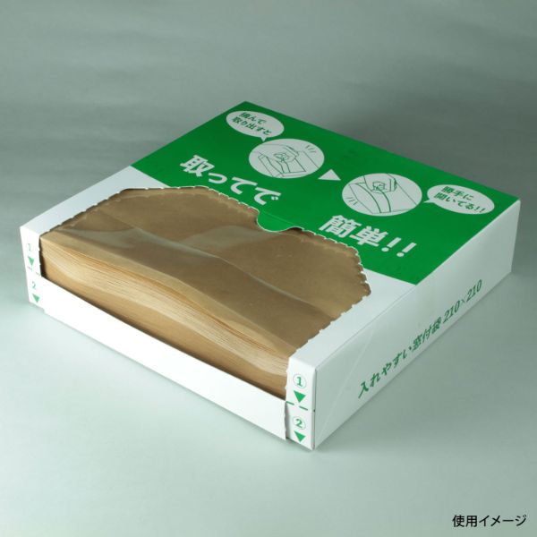 惣菜袋 睦化学工業 入れやすい窓付袋 240×210