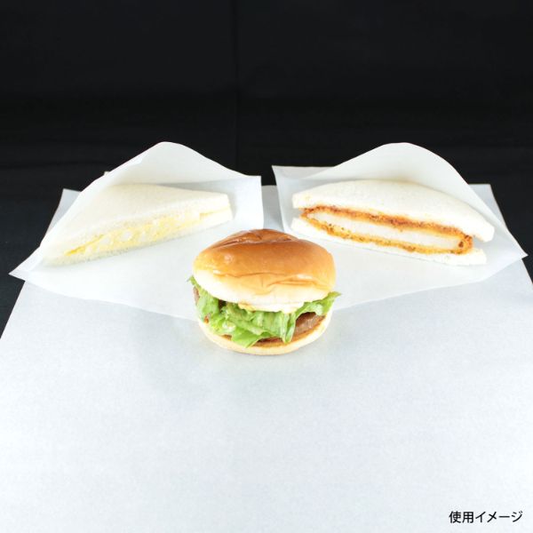 バーガー袋(白) 180角 睦化学工業