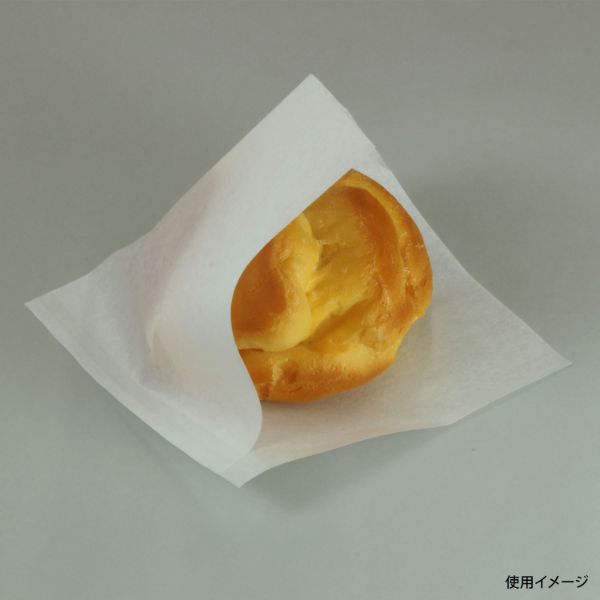 ふわふわバーガー袋(白) 120角 睦化学工業