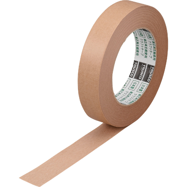 クラフトテープ　梱包 梱包資材 梱包テープ セキスイ カラークラフトテープNO.500WC 赤　38mm×50ｍ　60巻入 - 2